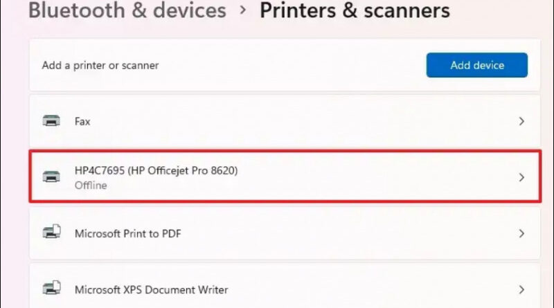 Cara Menghapus Driver Printer di Windows 11